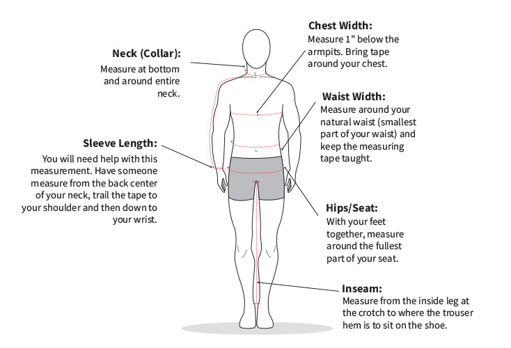 Mens Pants & Shorts Size Chart | Madewell